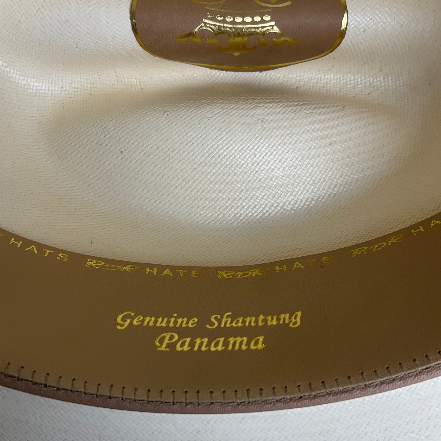 American brand S72 men’s hat exotic genuine shantung Panama