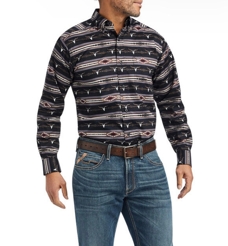 Men’s Ariat Eiffel Tower Fitted Shirt