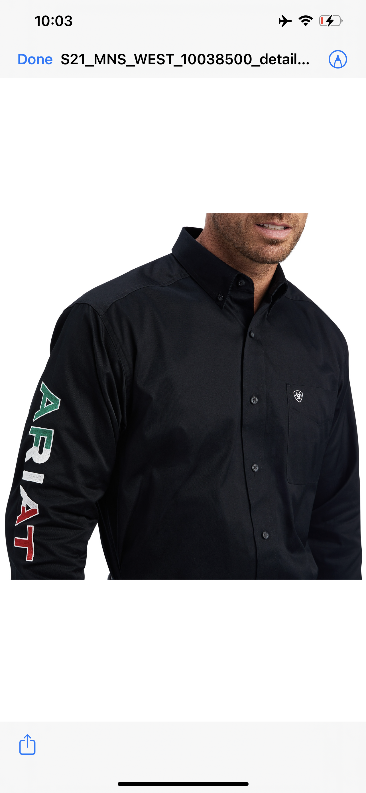 Mexico Team Logo Twill Classic Fit Shirt