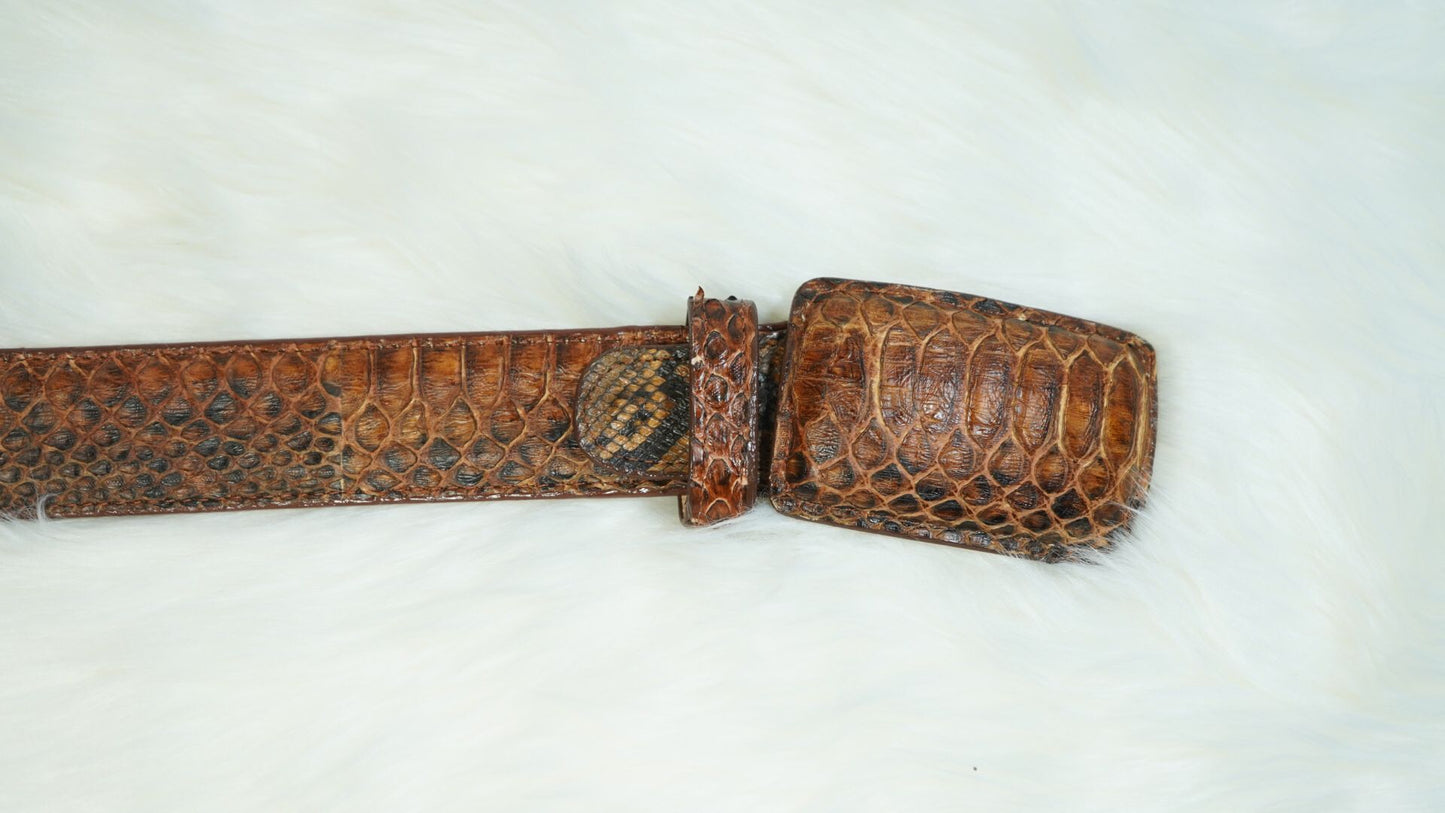 Exotic Python Belt