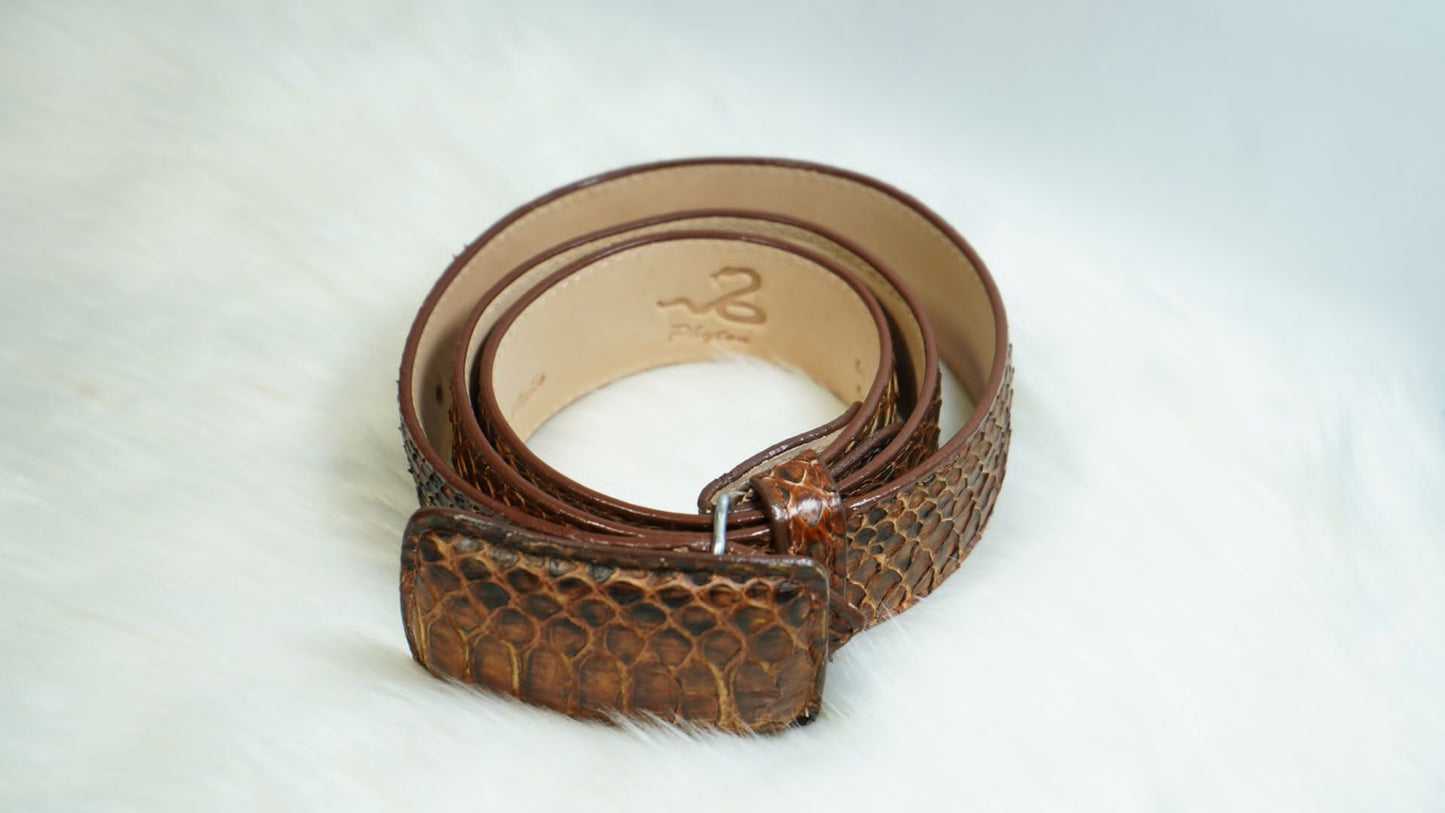 Exotic Python Belt